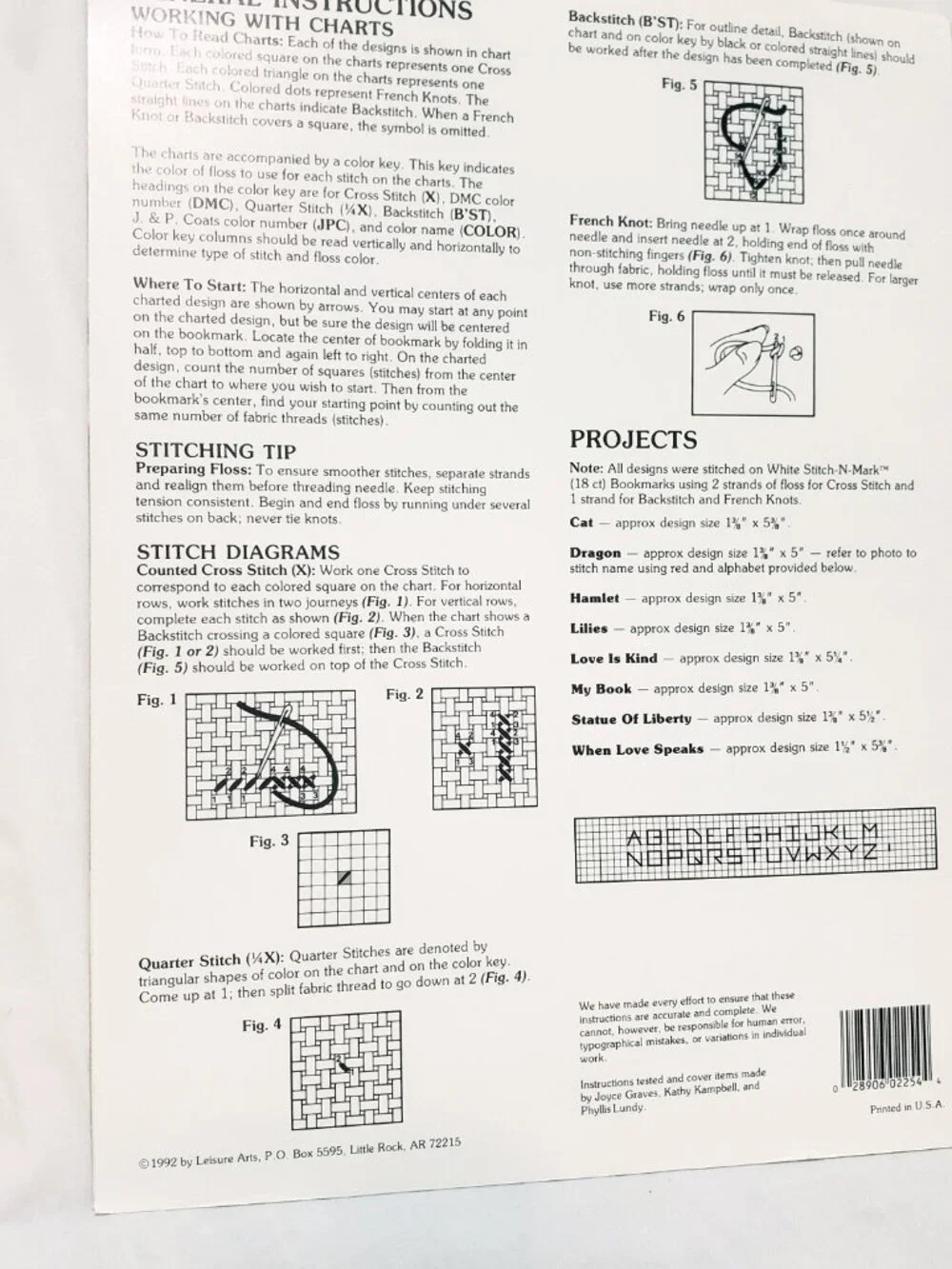 Leisure Arts bookmark treasury